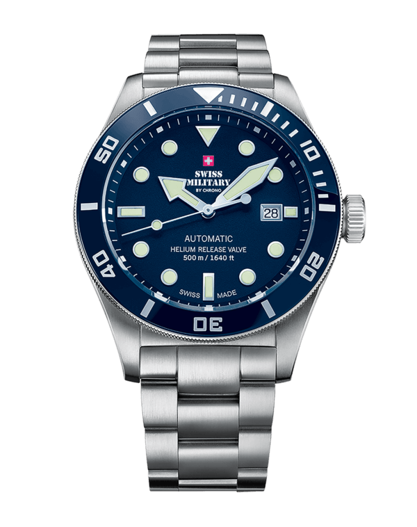 Swiss Military SMA34075.02 - Swiss Made Automatic Dive Watch 500M