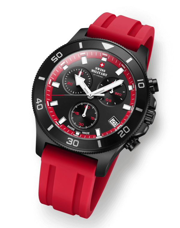 Swiss Military SM34067.15 - Cronógrafo deportivo suizo para hombres