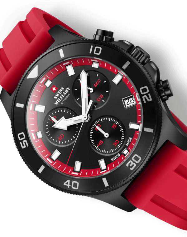 Swiss Military SM34067.15 - Cronógrafo deportivo suizo para hombres