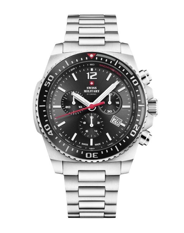 Swiss Military SM34093.01 - Robust sports chronograph watch
