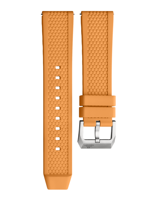 Swiss Military B.A14100.03 - Orange Rubber Strap Titanium