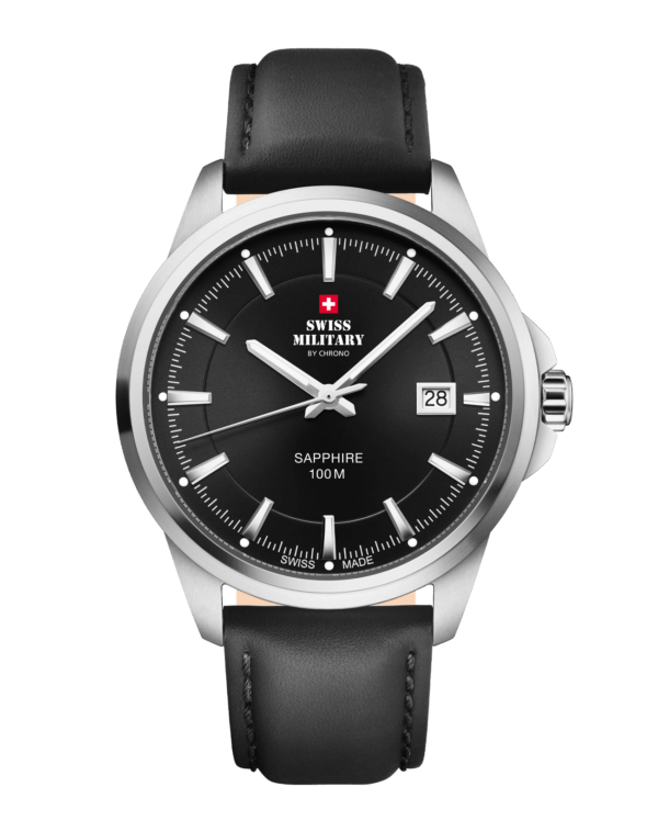 Swiss Military SM34104.08 - Classic Steel Watch for Men