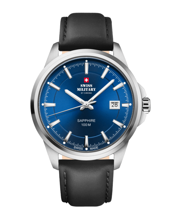 Swiss Military SM34104.10 - Classic Steel Watch for Men