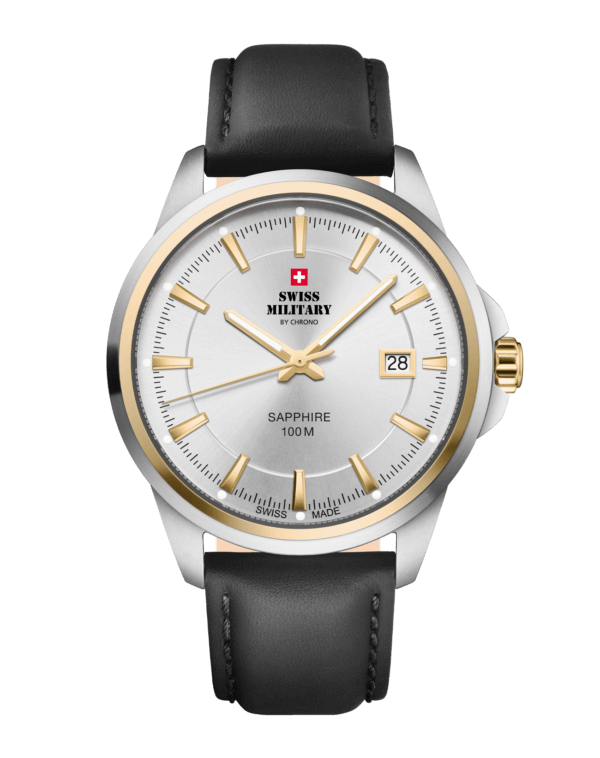 Swiss Military SM34104.11 - Classic Steel Watch for Men