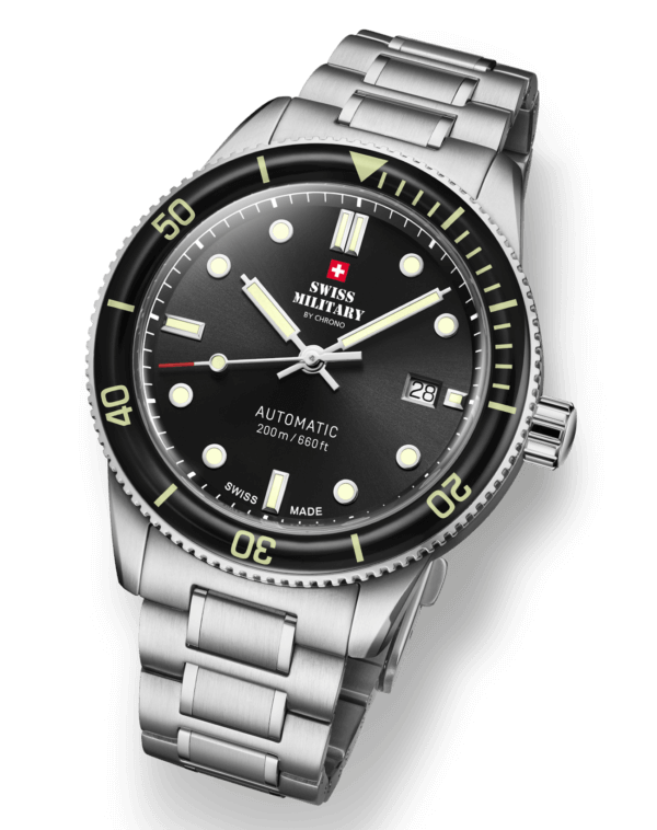Swiss Military SMS34106.01 - Automatic Dive Watch 200