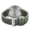 Swiss Military Solar Watch SMS34113.04 rear view with engraved stainless steel caseback and rubber strap.