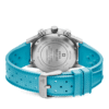 Back view Swiss Military Minimalist Chronograph Watch – engraved Swiss Military logo and Swiss Confederation license.