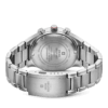 The steel case and bezel reflect Swiss precision and racing‑inspired design for men in motion.