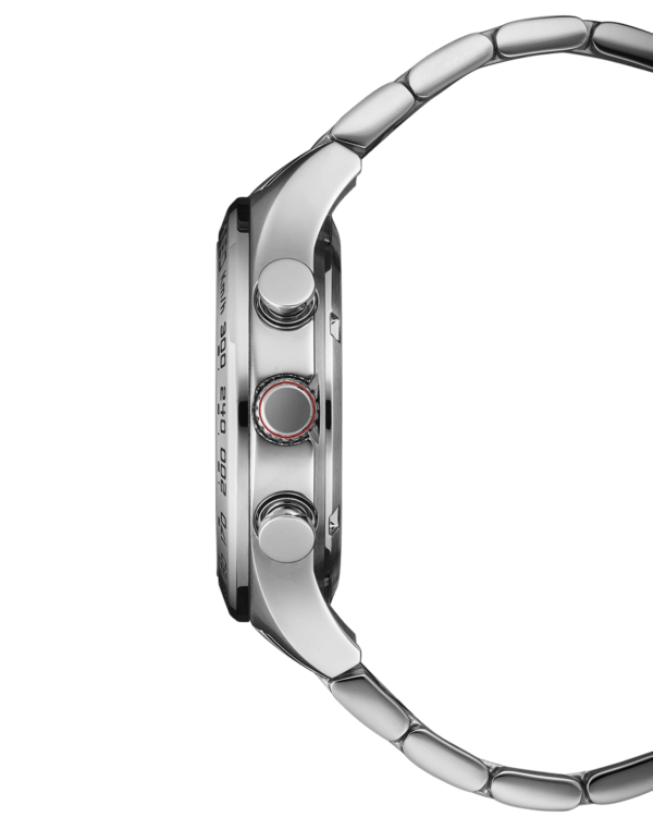 Swiss Military Speed Chronograph Watch silver tachymeter side view