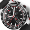 Swiss Military Speed Chronograph Watch rubber strap detail